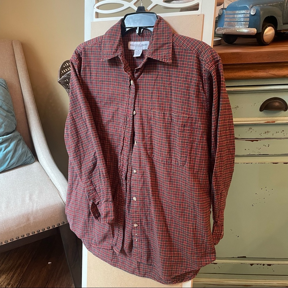 Montana Blues Button Down Shirt 🐝